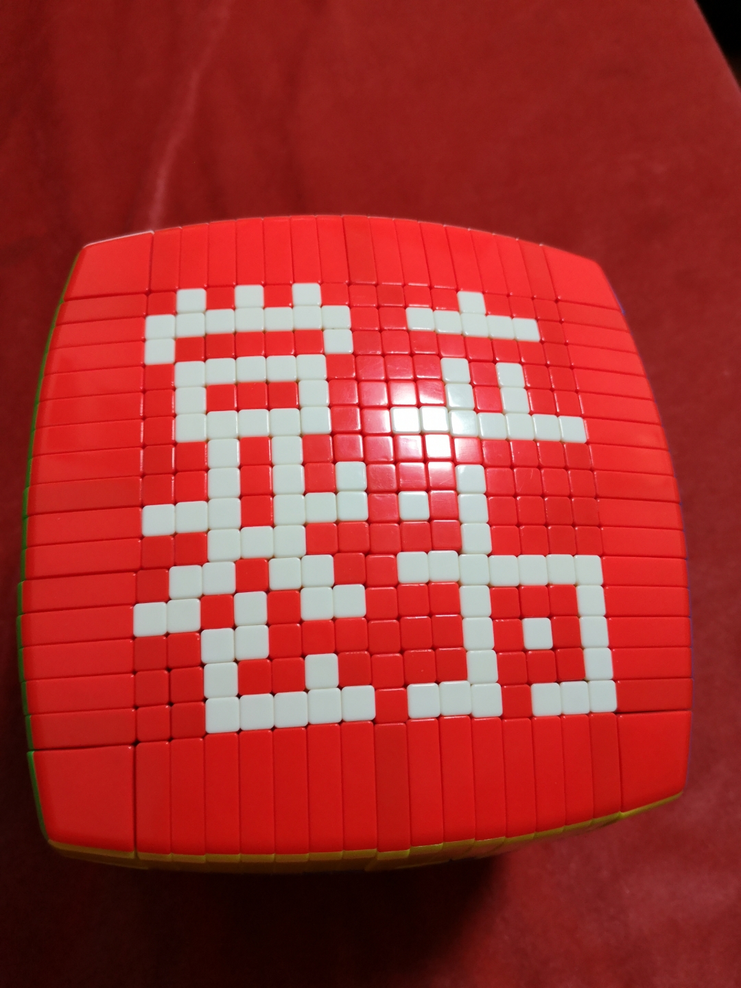 我在用高阶魔方拼字过程中也经过艰难的探索