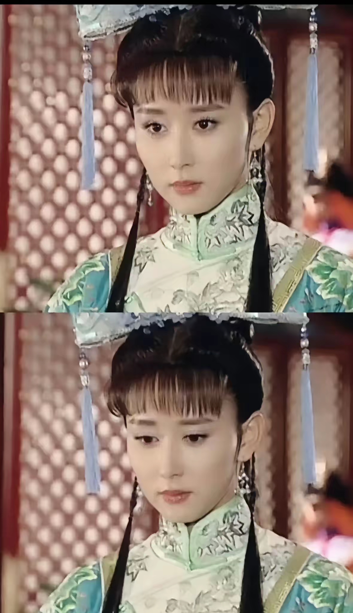 那时孝庄秘史播出的时候,胡静婆婆看着她就非常有福相,怂恿儿子去追