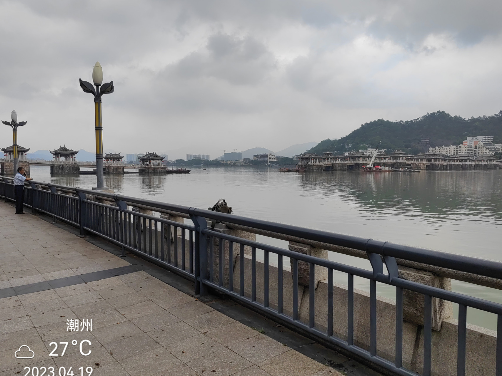 潮州韩江广济桥到汕头榕江畔.