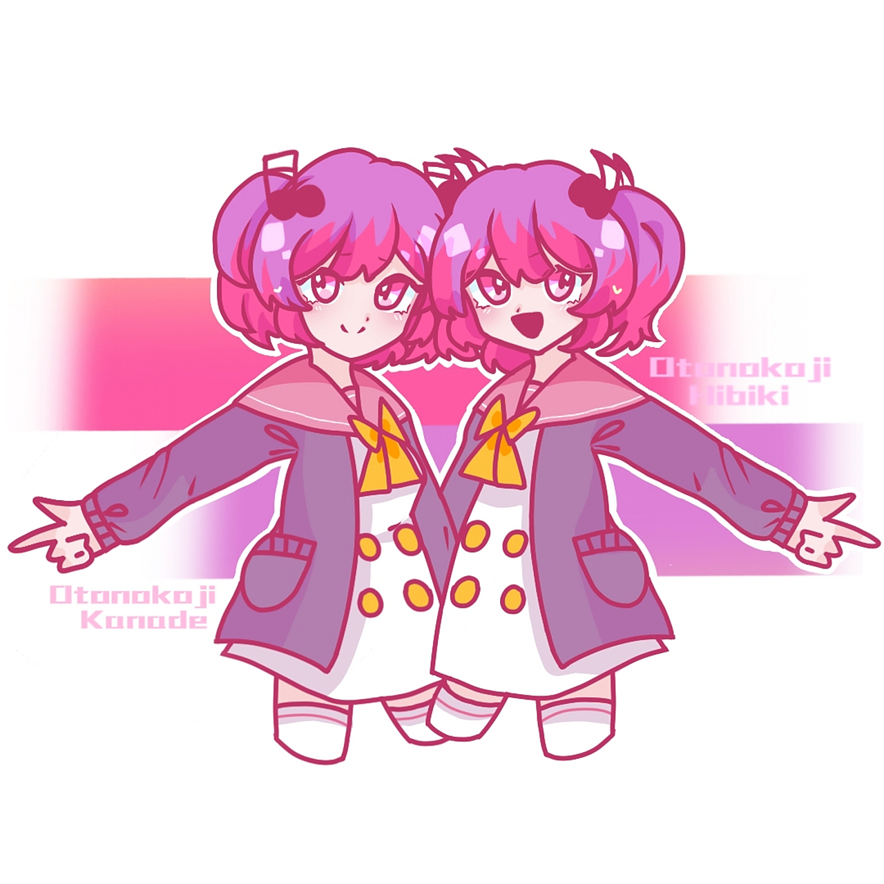 弹丸论破a2角色生贺 (11.11)祝奏姐和响妹生日快乐[喵喵]