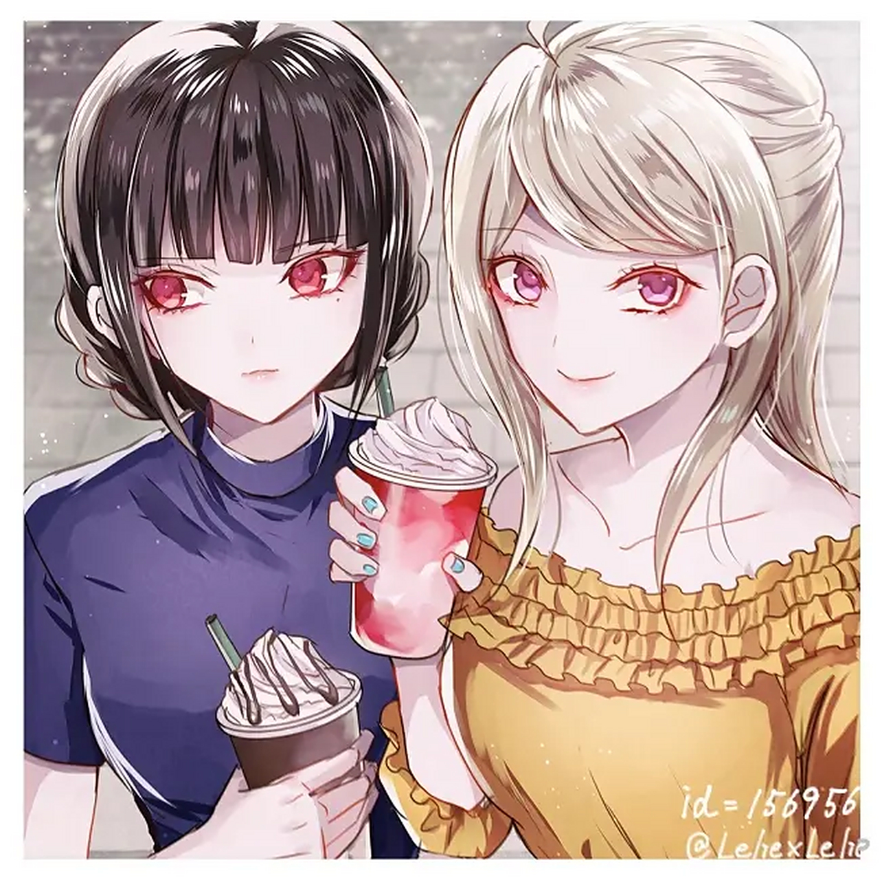 弹丸论破壁纸 赤春(cp向,请避雷) 最后一张是凑九宫格,也很喜欢唯吹的