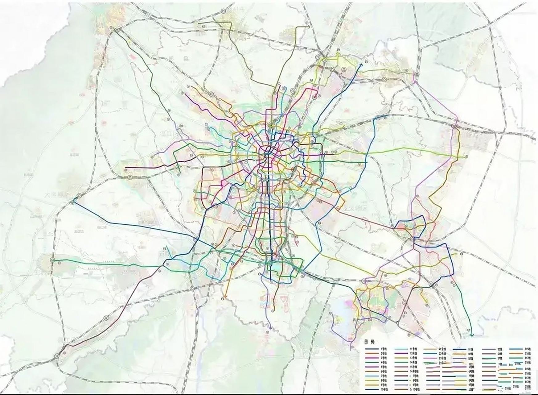 根据成都市城市轨道交通线网规划优化方案,成都新津区境内拥有多条
