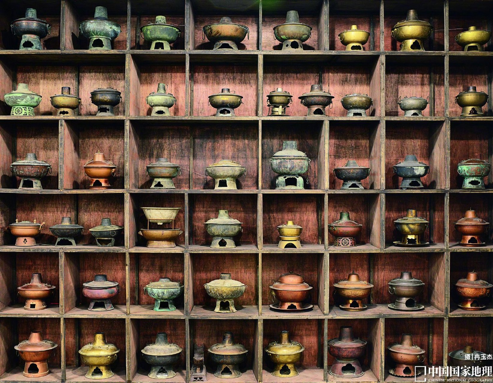 这是一张拍摄于重庆火锅博物馆内的照片