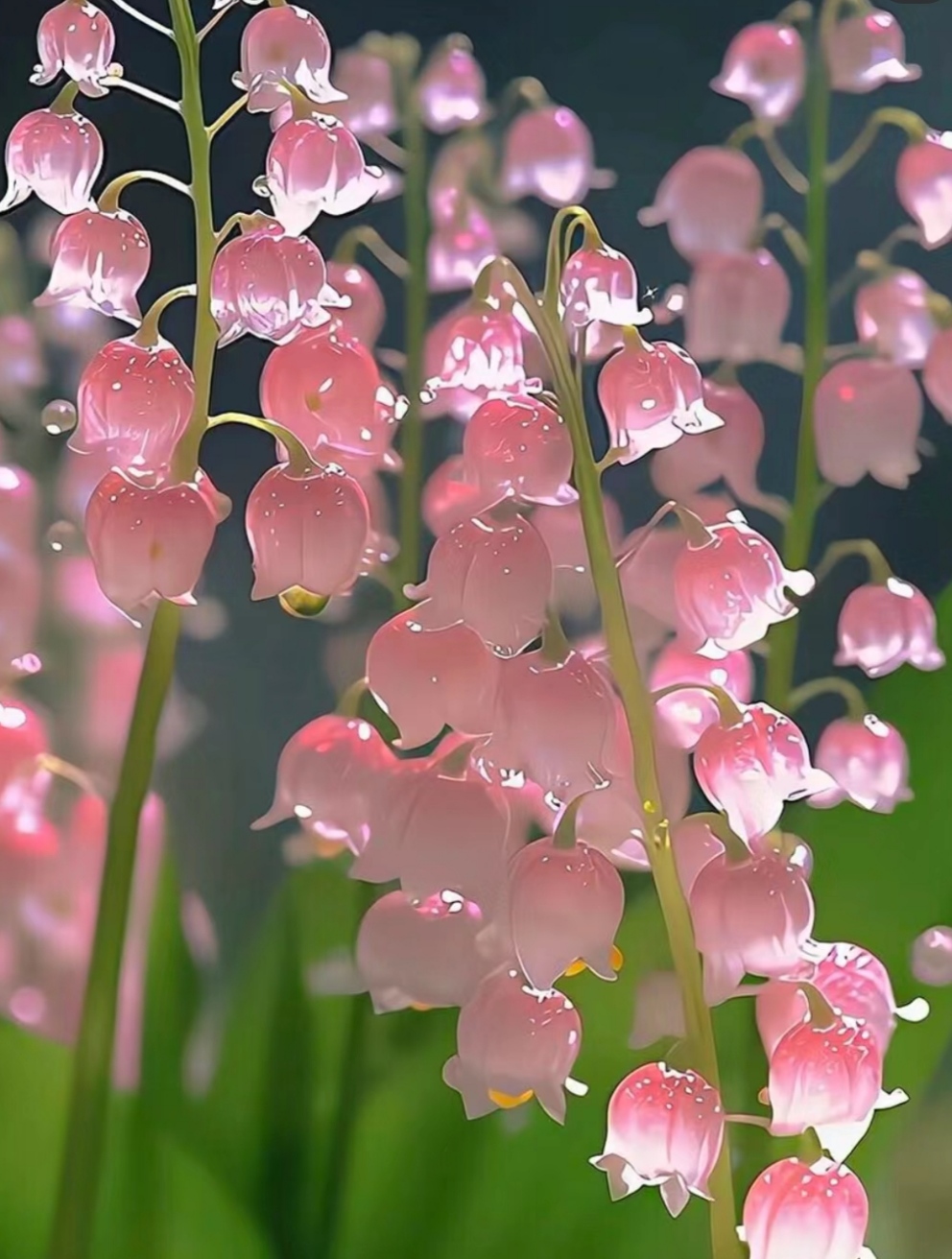 在这片粉红色的花海中