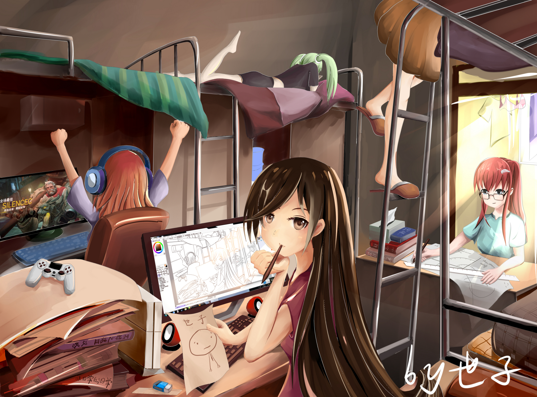 你敢信,女生宿舍日常生活[滑稽]