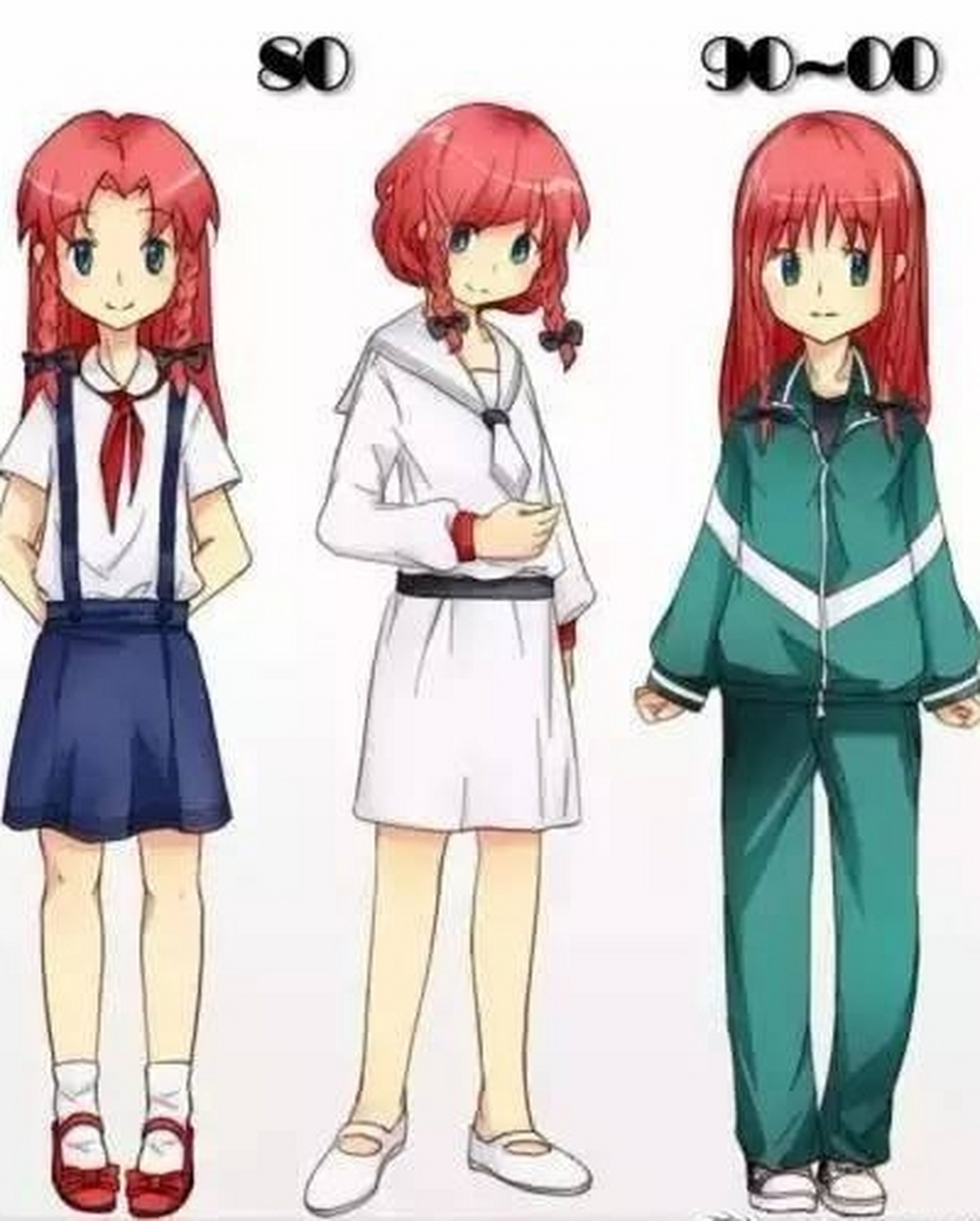 中国校服进化史[滑稽][滑稽]