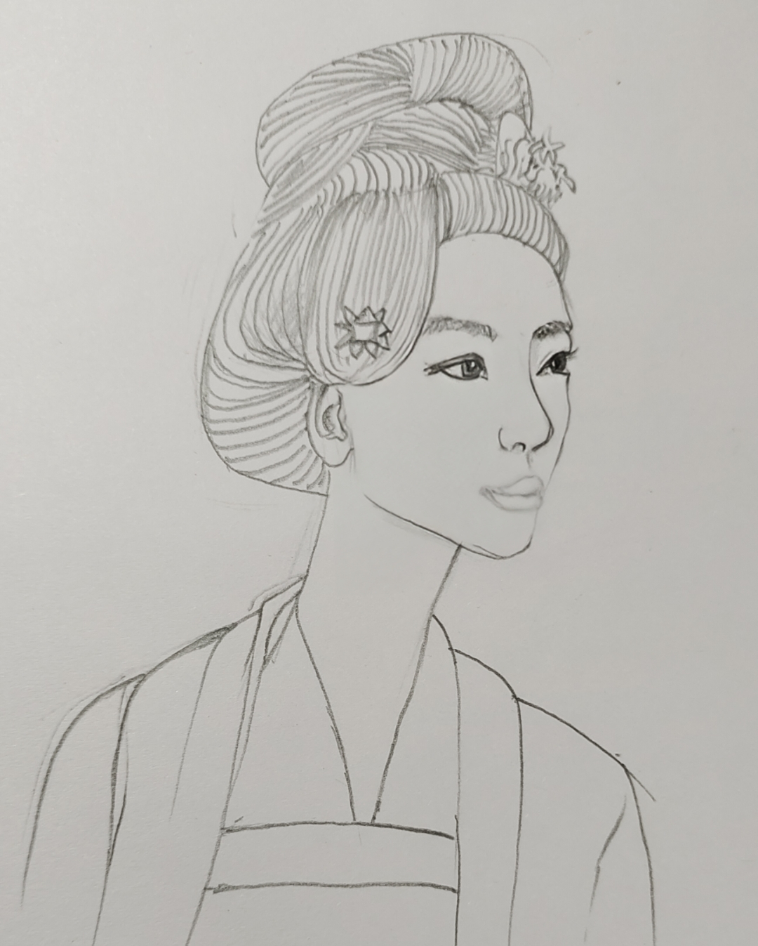 杨紫最新唐装造型真的很美,但俺真的画不出这份韵味[流泪]帮忙画嘴