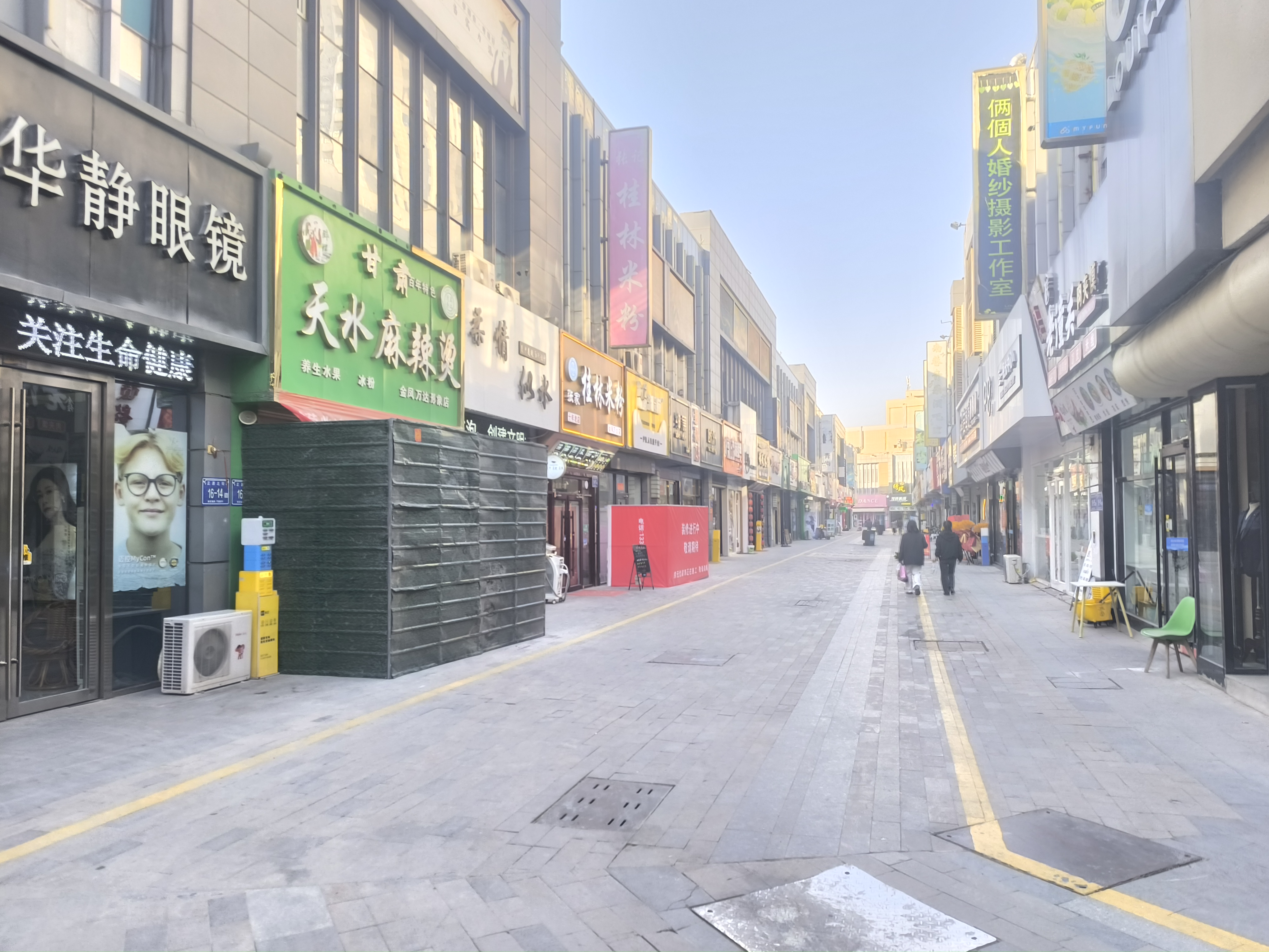 银川金凤万达金街这么萧条