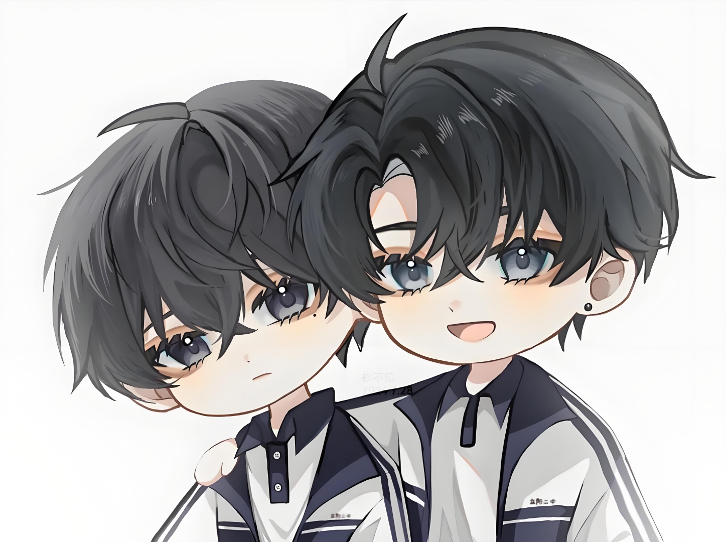 漫画# 《朝俞》既《伪装学渣》 立阳二中的日子,阳光正好,我们并肩