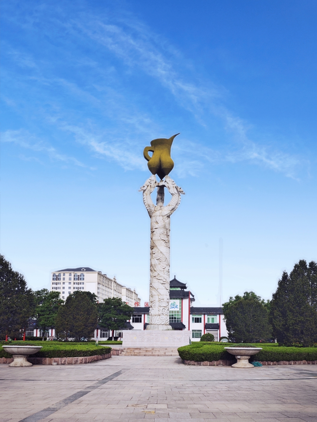 走进章丘荷花广场,感受历史文化底蕴