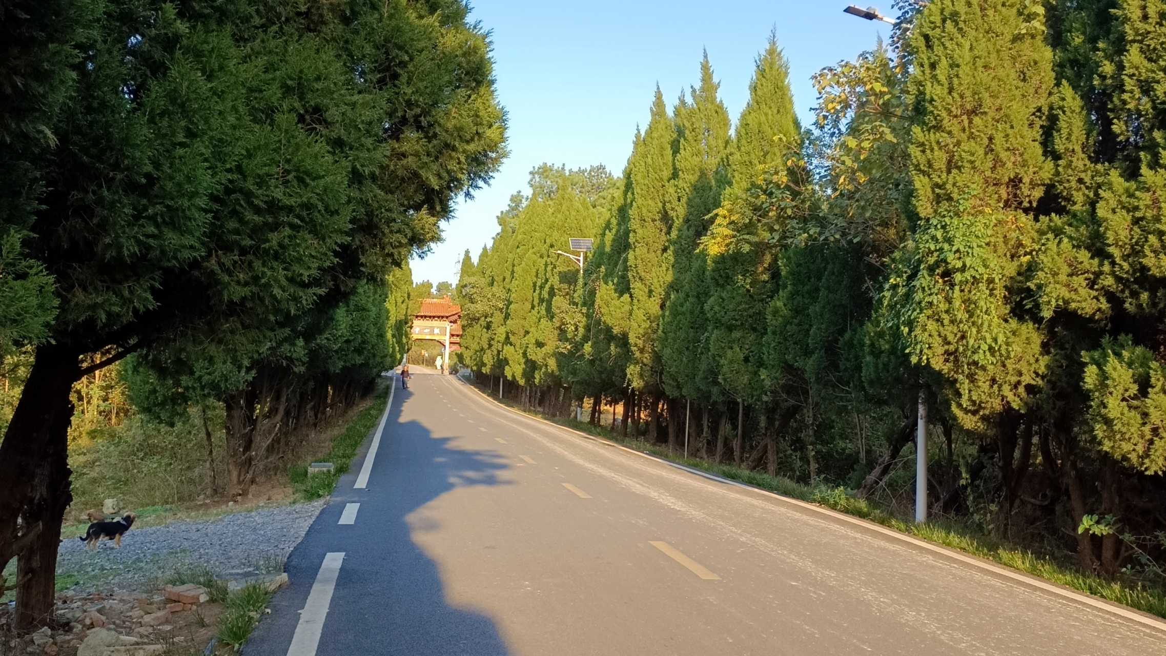前面就是巢湖鼓山寺大门
