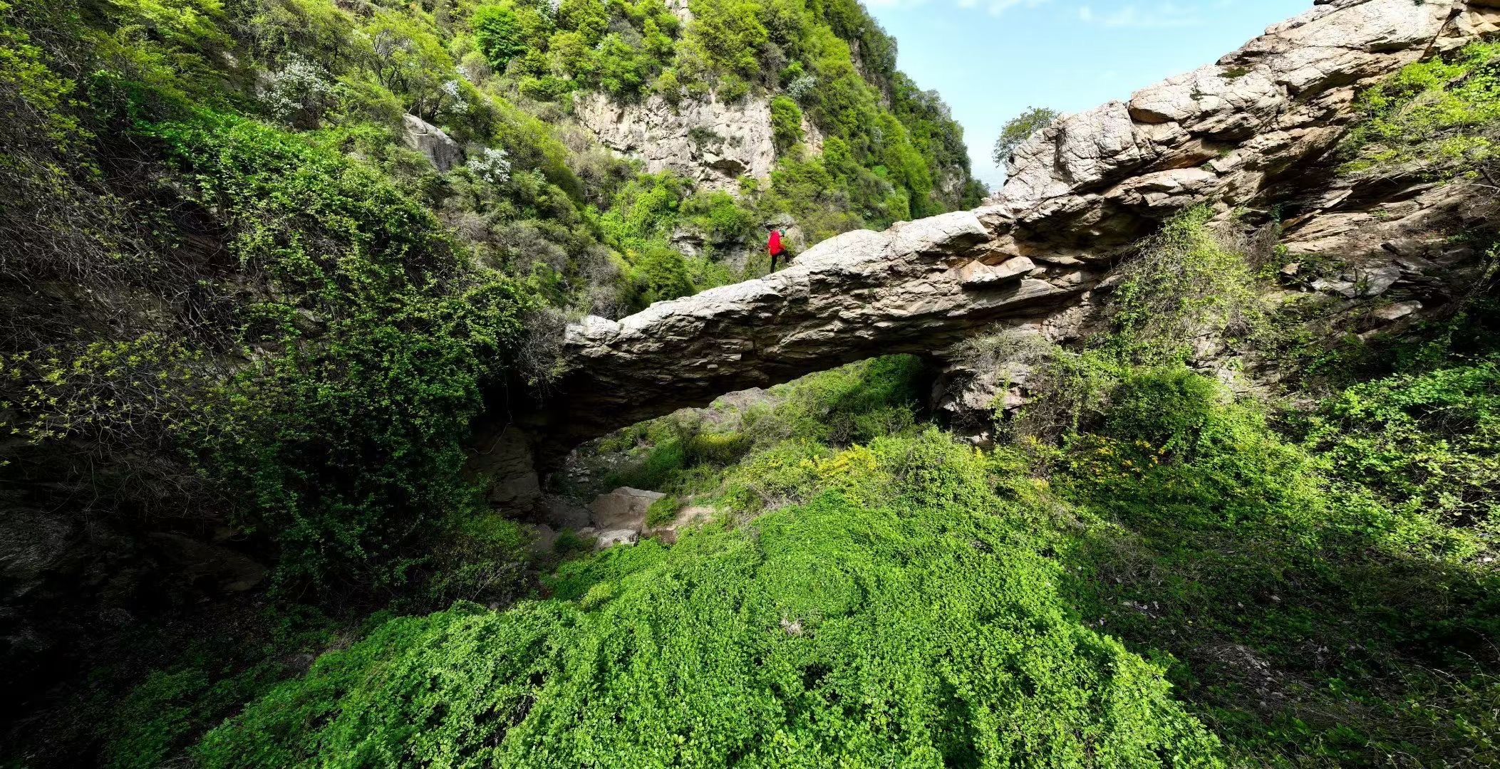 药王山遇仙桥图片