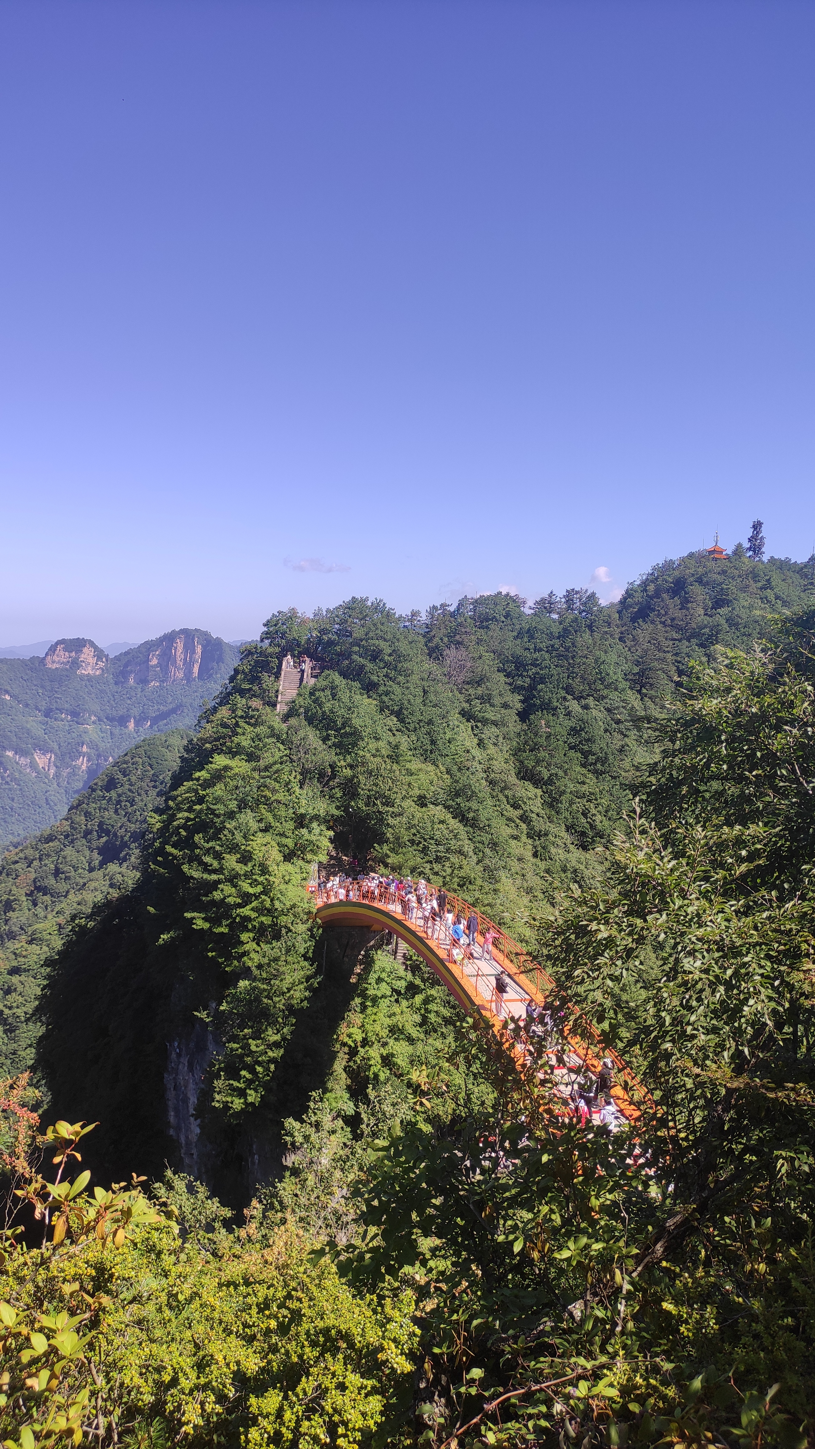 湖北神农架夏天避暑是个好地方,神农谷大九湖天生桥景色很美,气温20