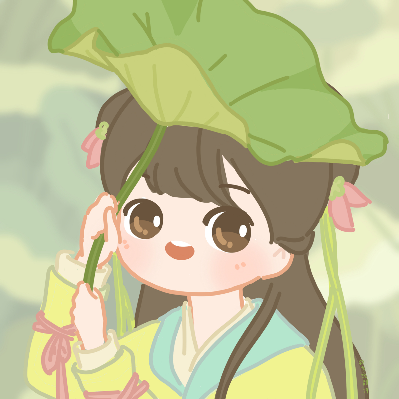 可爱古装头像 画师:芋泥甜饼