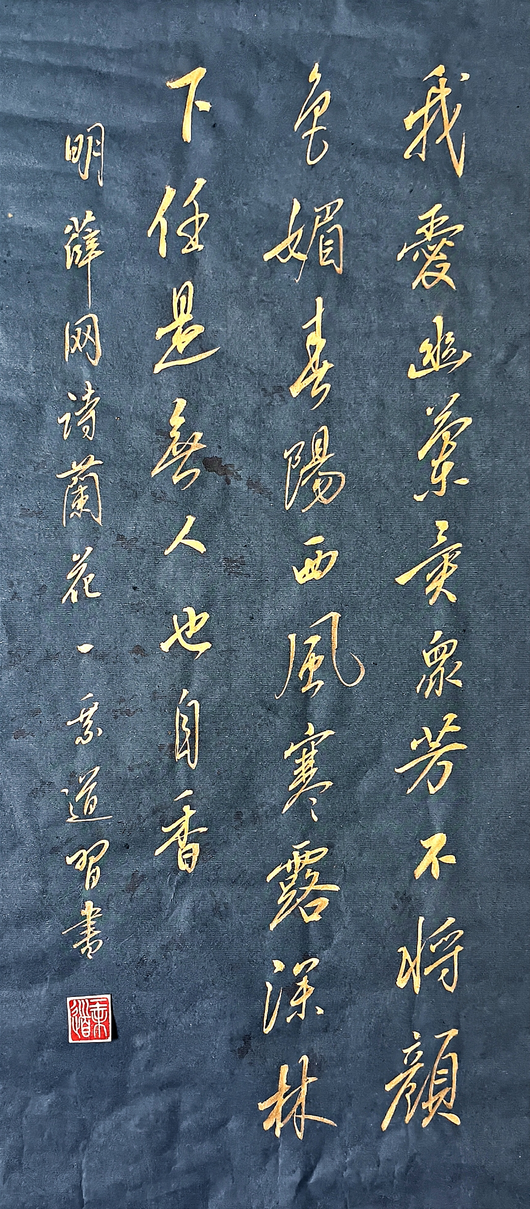 薛网诗兰花~我爱幽兰异众芳