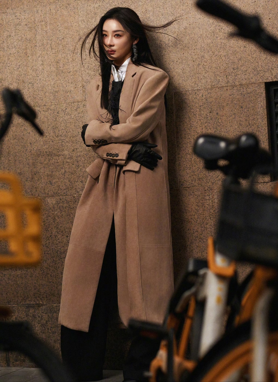 袁姗姗的穿搭简约优雅