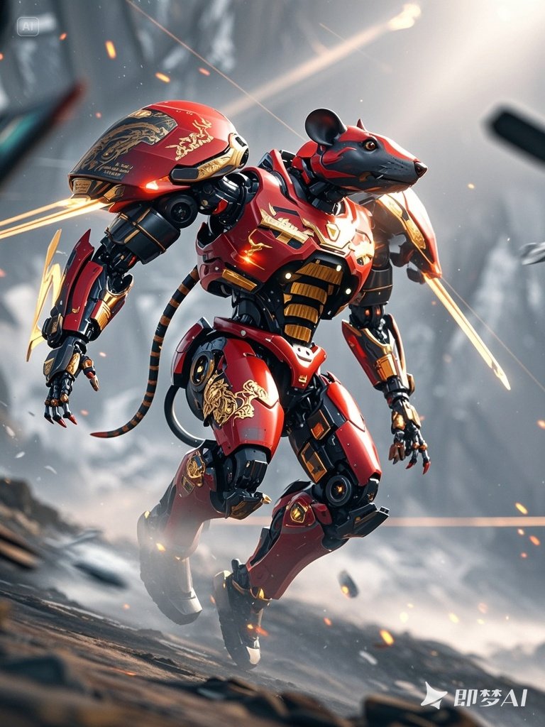 未来战士的战斗姿态,那是科技与力量的极致融合