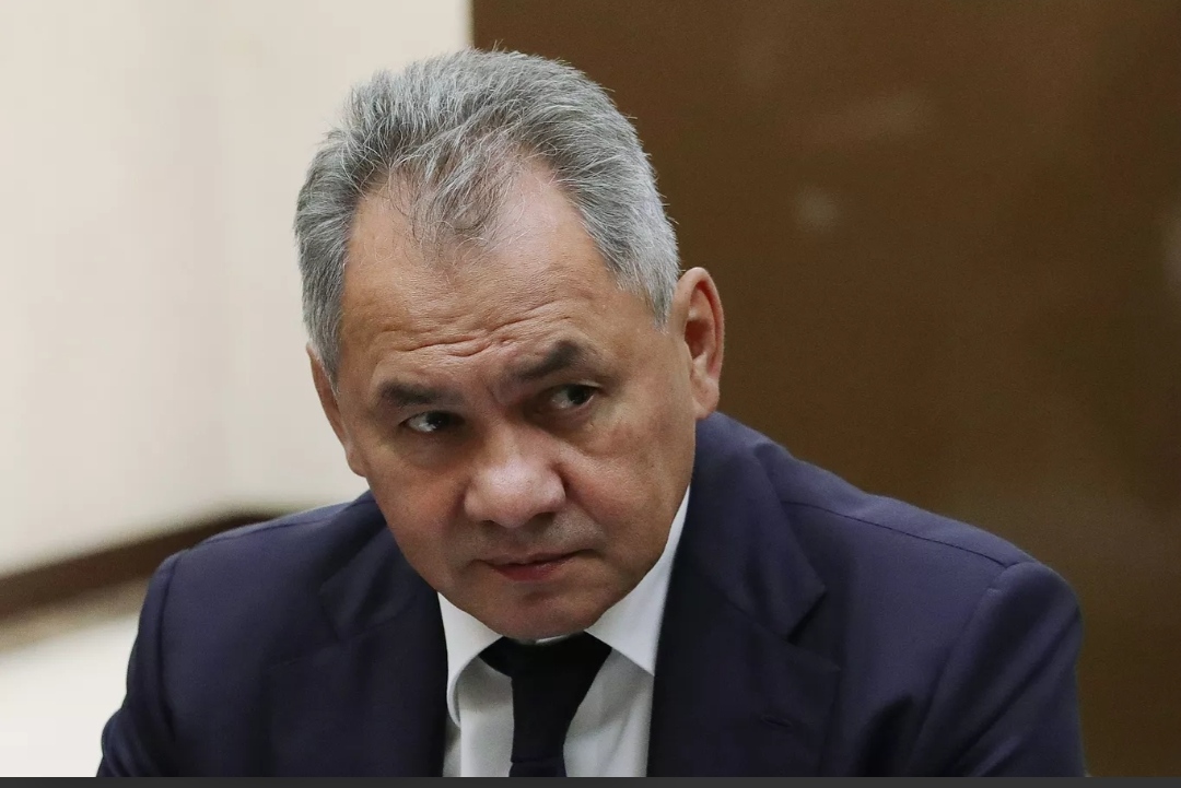 绍伊古:乌克兰军事资源几乎耗尽  俄罗斯国防部长谢尔盖·绍伊古在第