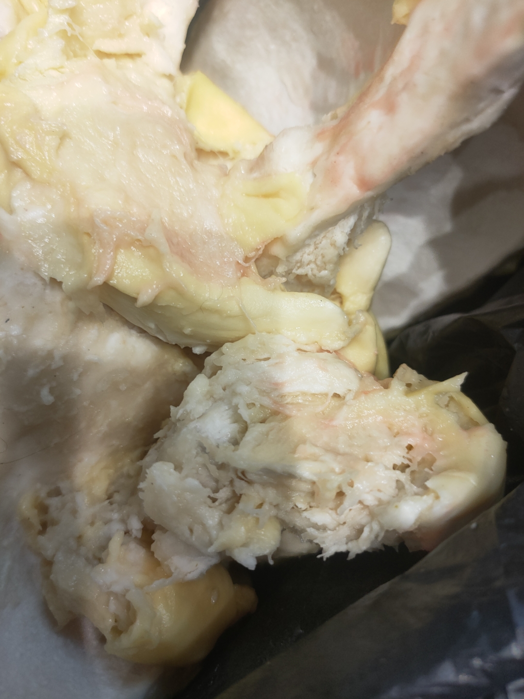 拼夕夕上买的榴莲,都烂了,果肉都烂了红了,结果不给退,这果子有哪位能