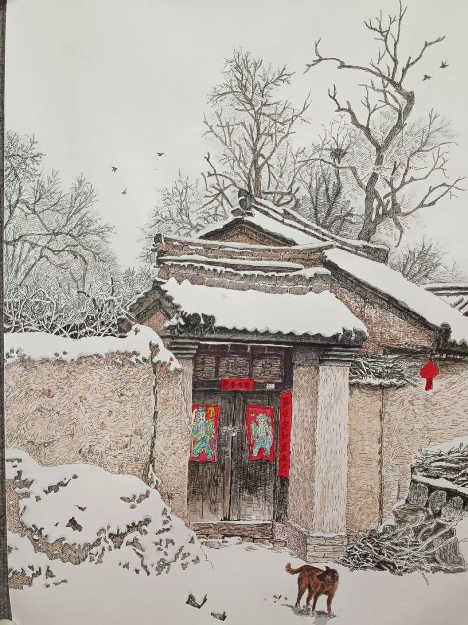 刘波:韩秀强钢笔画艺术馆见闻(一)          钢笔画绘邢襄风采,艺术馆