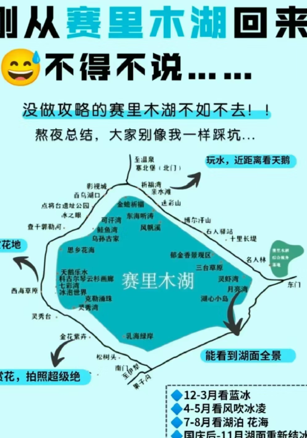 赛里木湖低费用攻略一天，旅游帮手