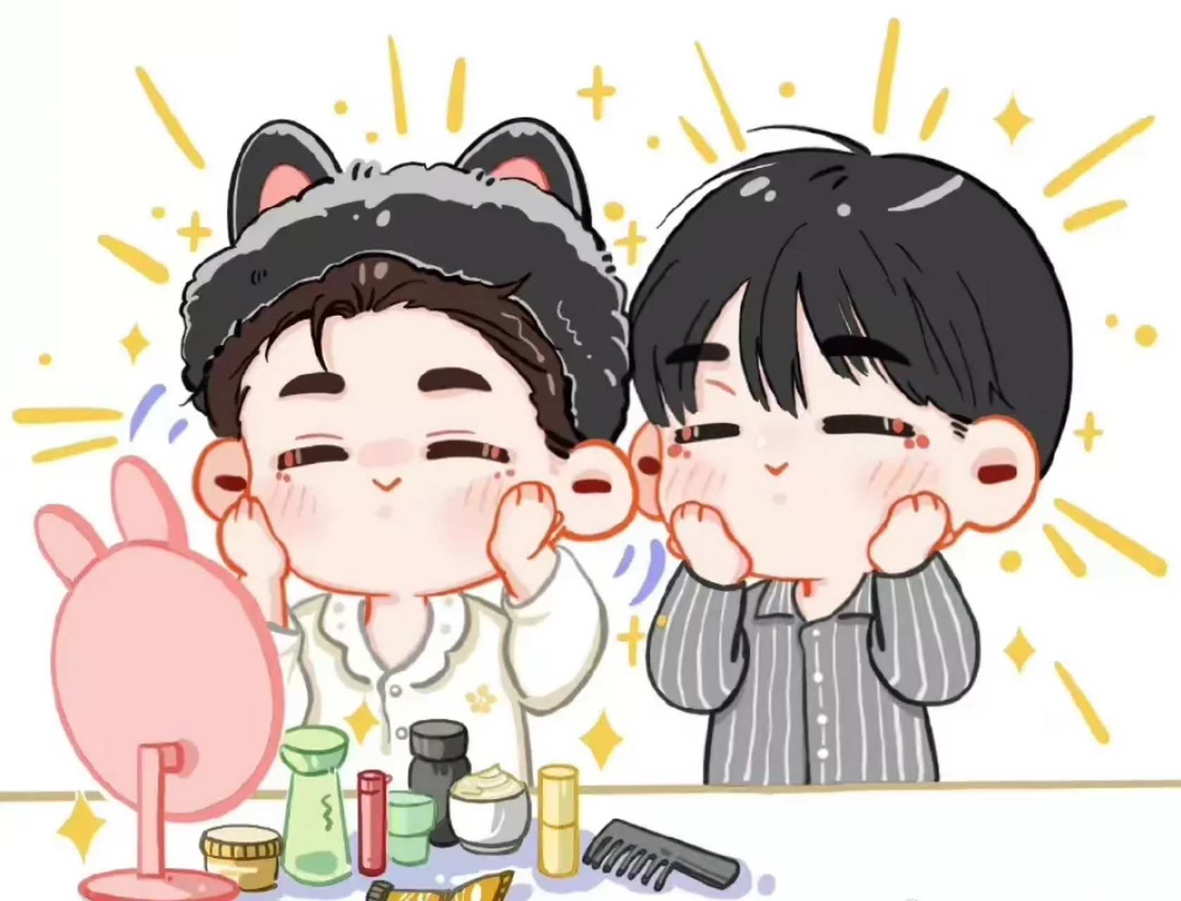 精致简哥&粗糙男孩玉玉子的日常#188男团# #简隋英# #李玉