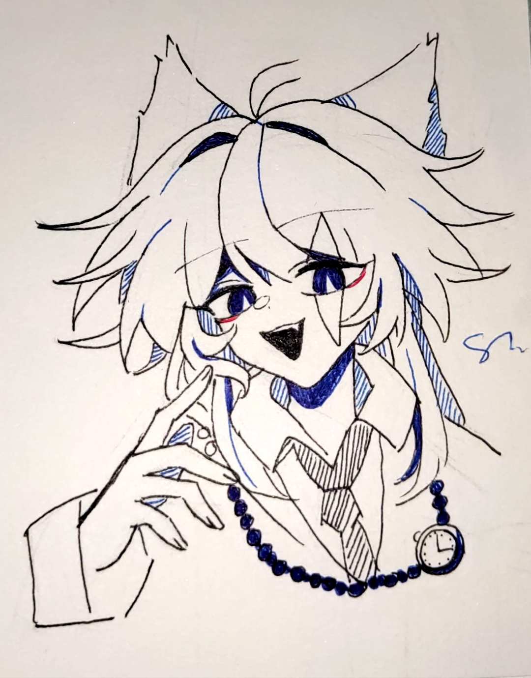 简笔画oc疯痞q绘画埃德加·斯诺头像简笔画南oc怎么画反派大佬怎么画?