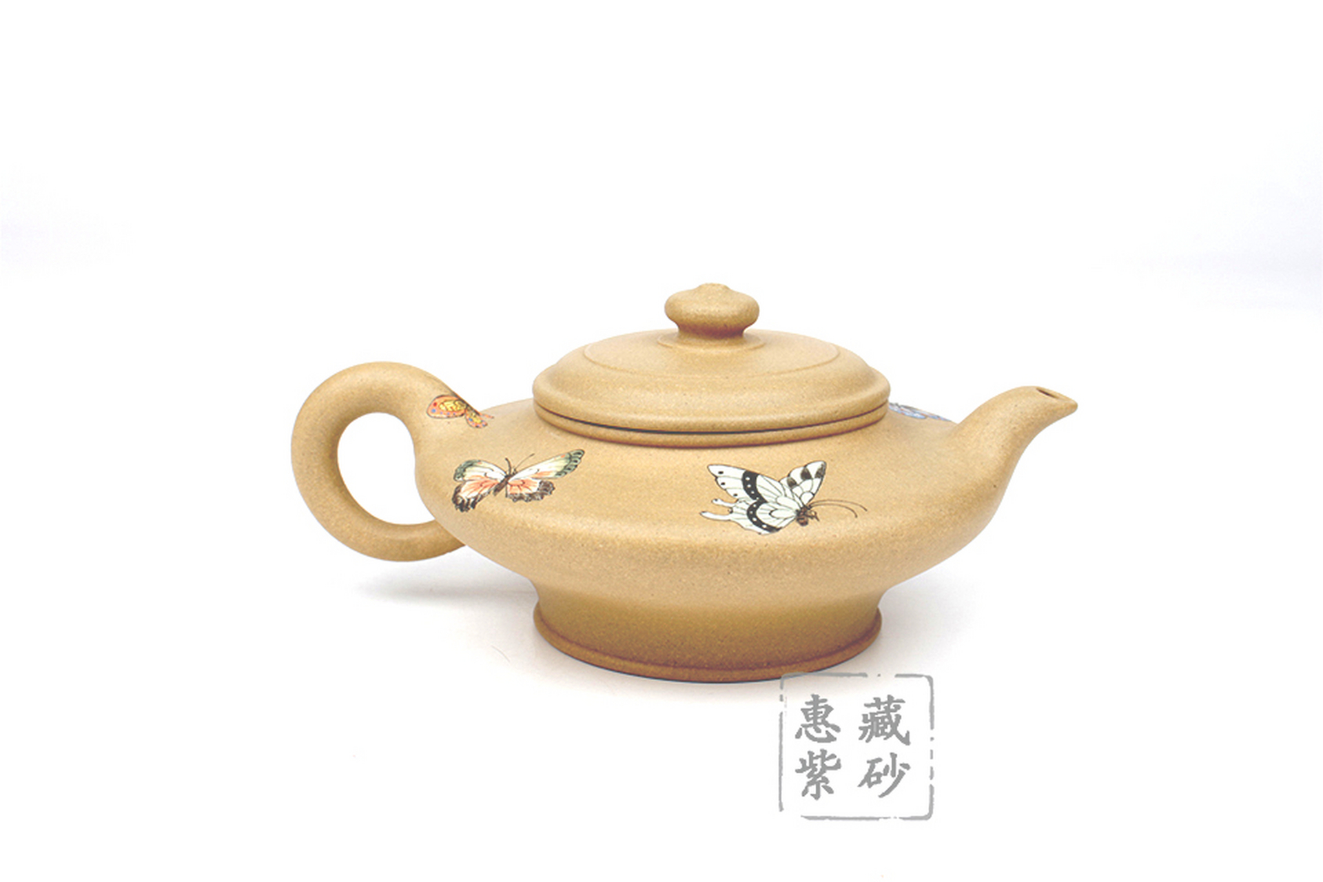 【彩绘虚扁】 作者:廖江玲  国家级高级工艺美术师 1957年生于宜兴