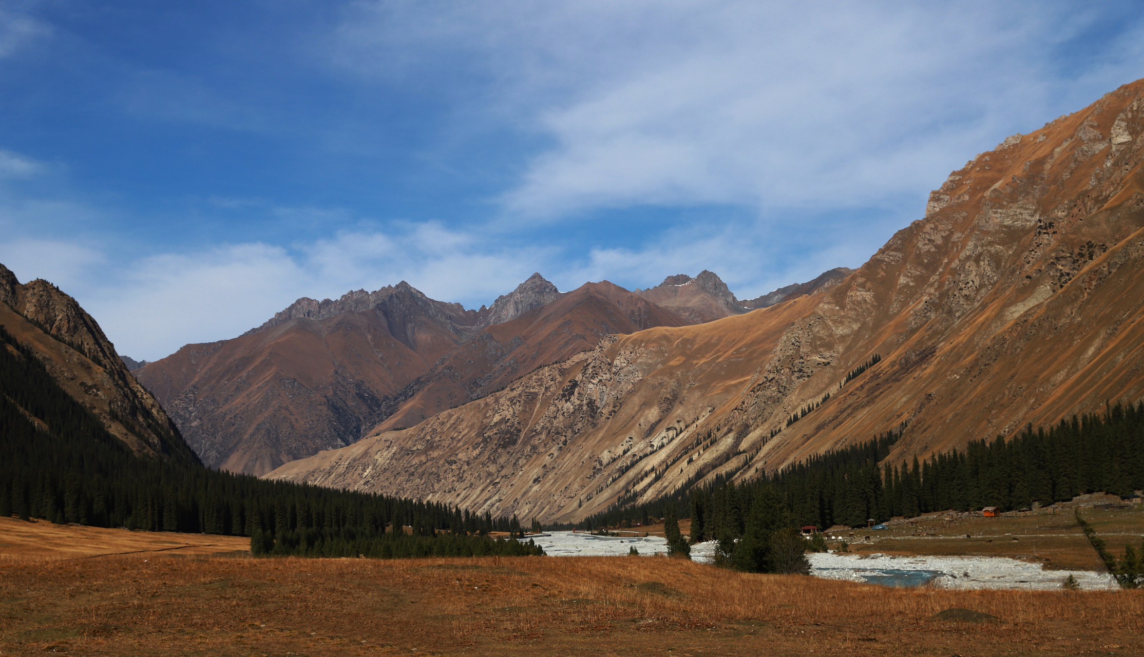新疆夏塔古道国家森林公园  木扎尔特冰川