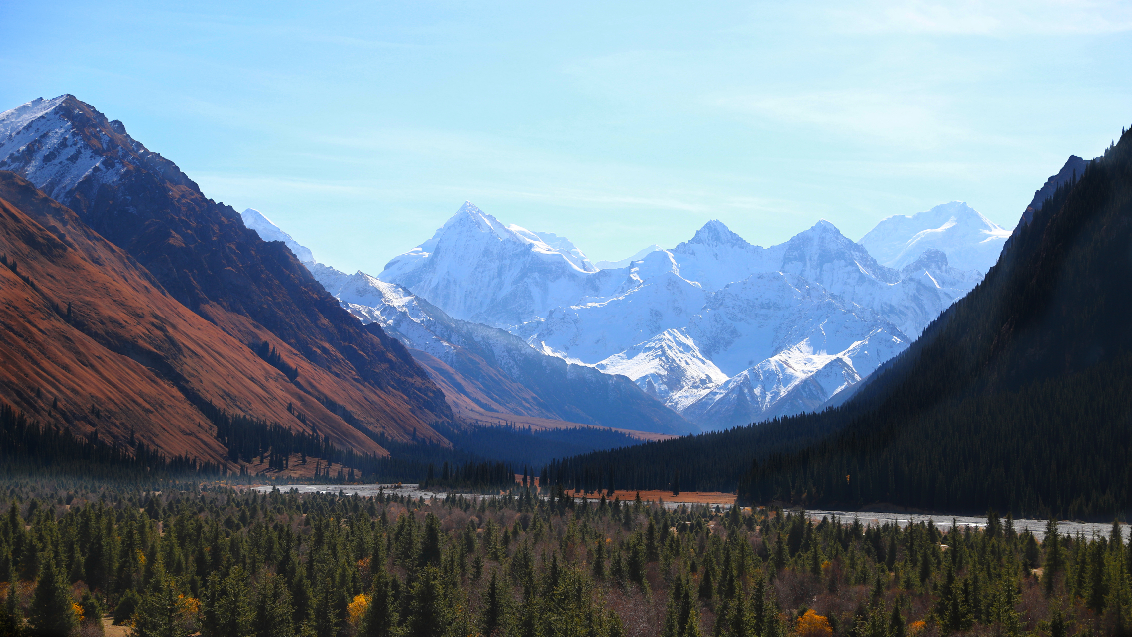 新疆夏塔古道国家森林公园  木扎尔特冰川