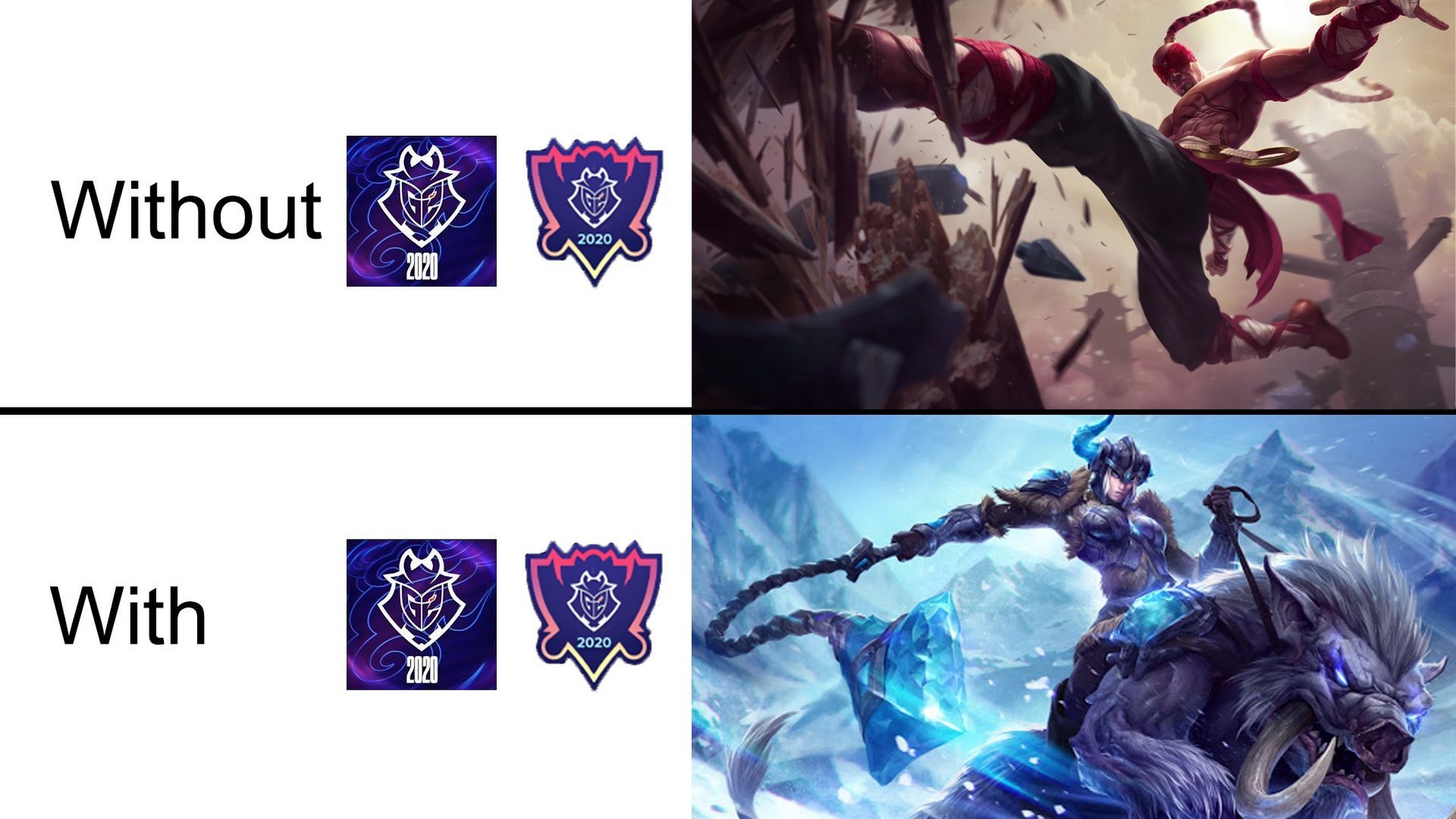 lpl的乐观家族在s10入围赛中步履维艰,欧洲乐观家族g2却开心每一天,又