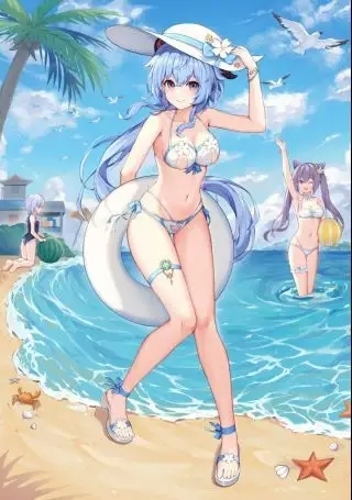 泳装美女