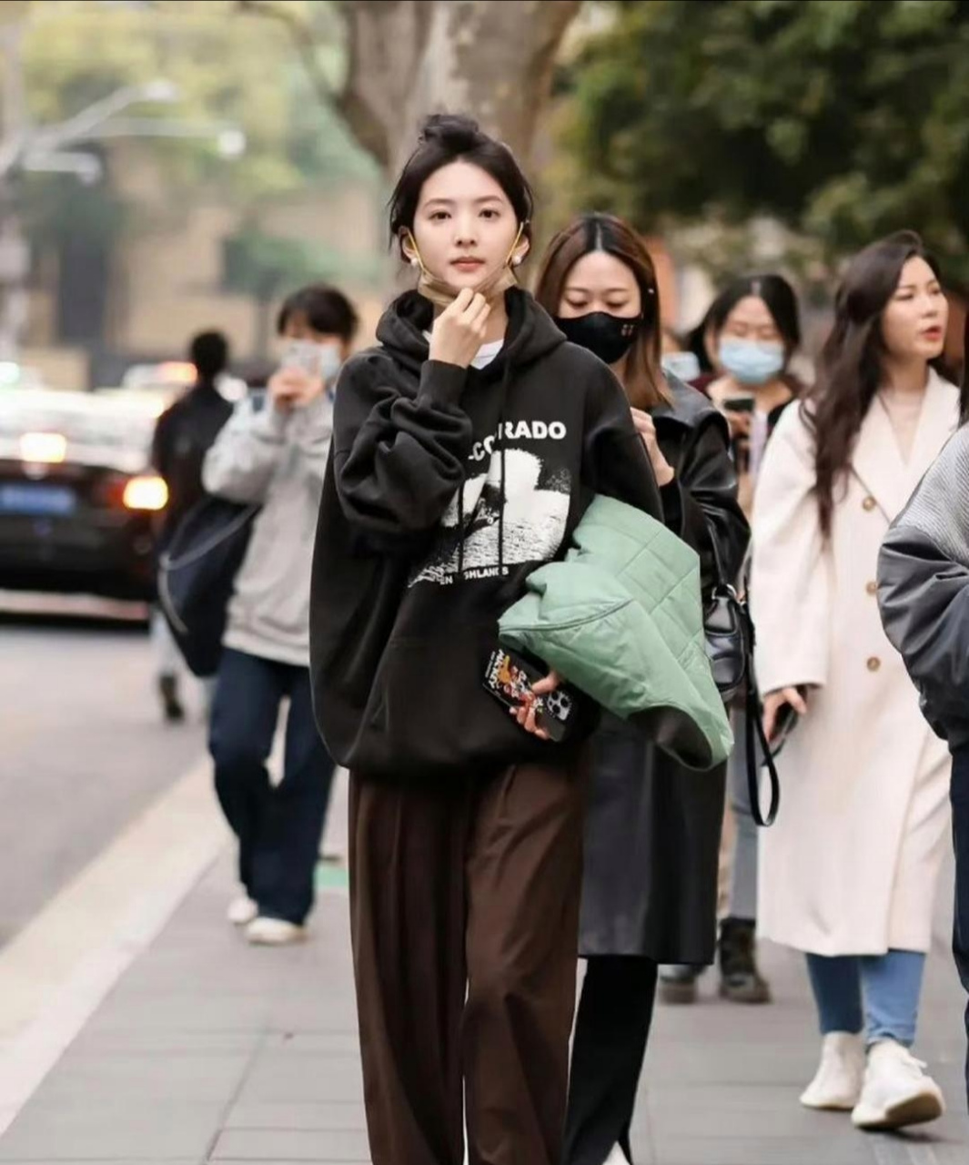 章若楠# 丸子头好青春