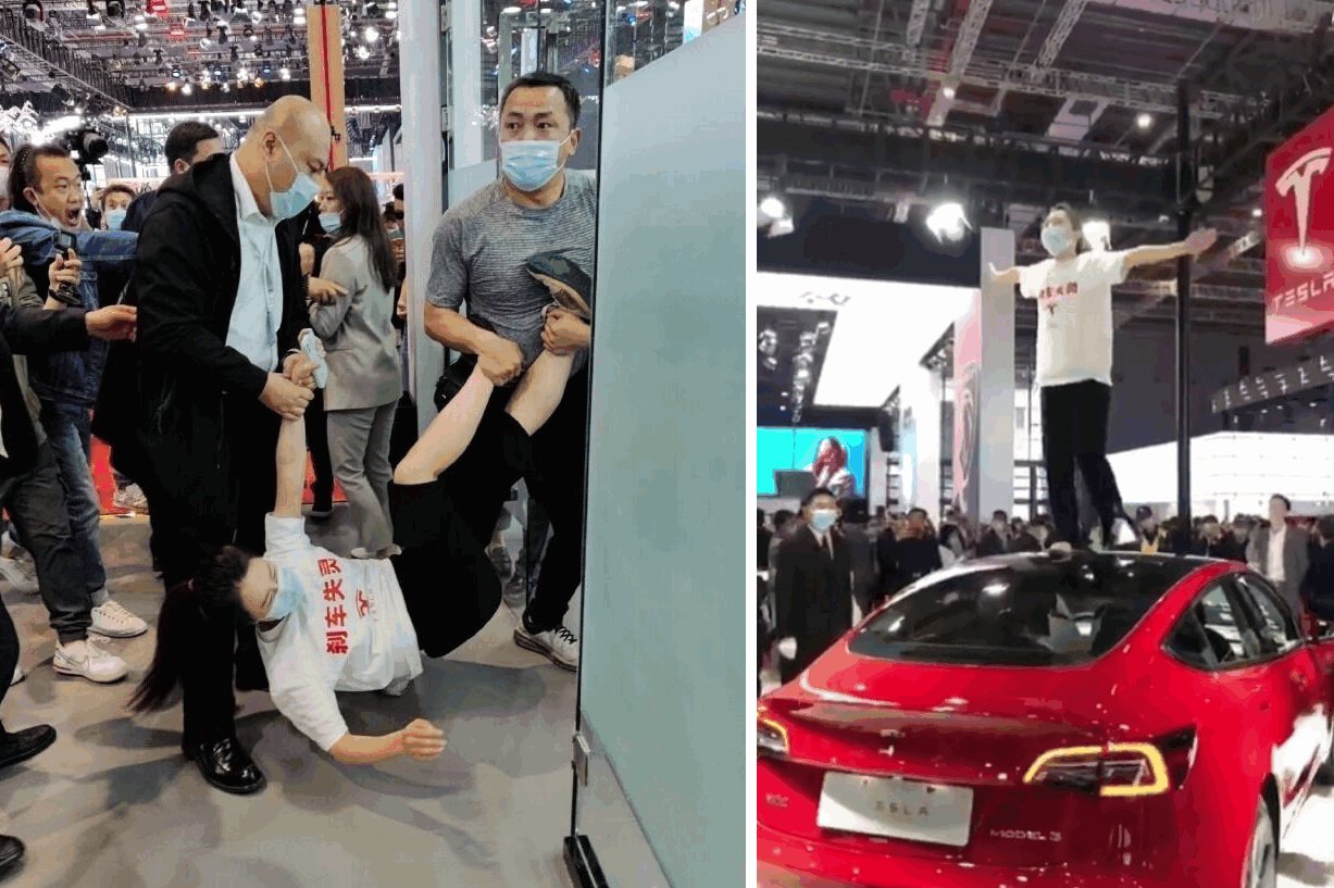 特斯拉但凡出了事故,车主都会咬着说是刹车失灵,特斯拉出事了,车展上