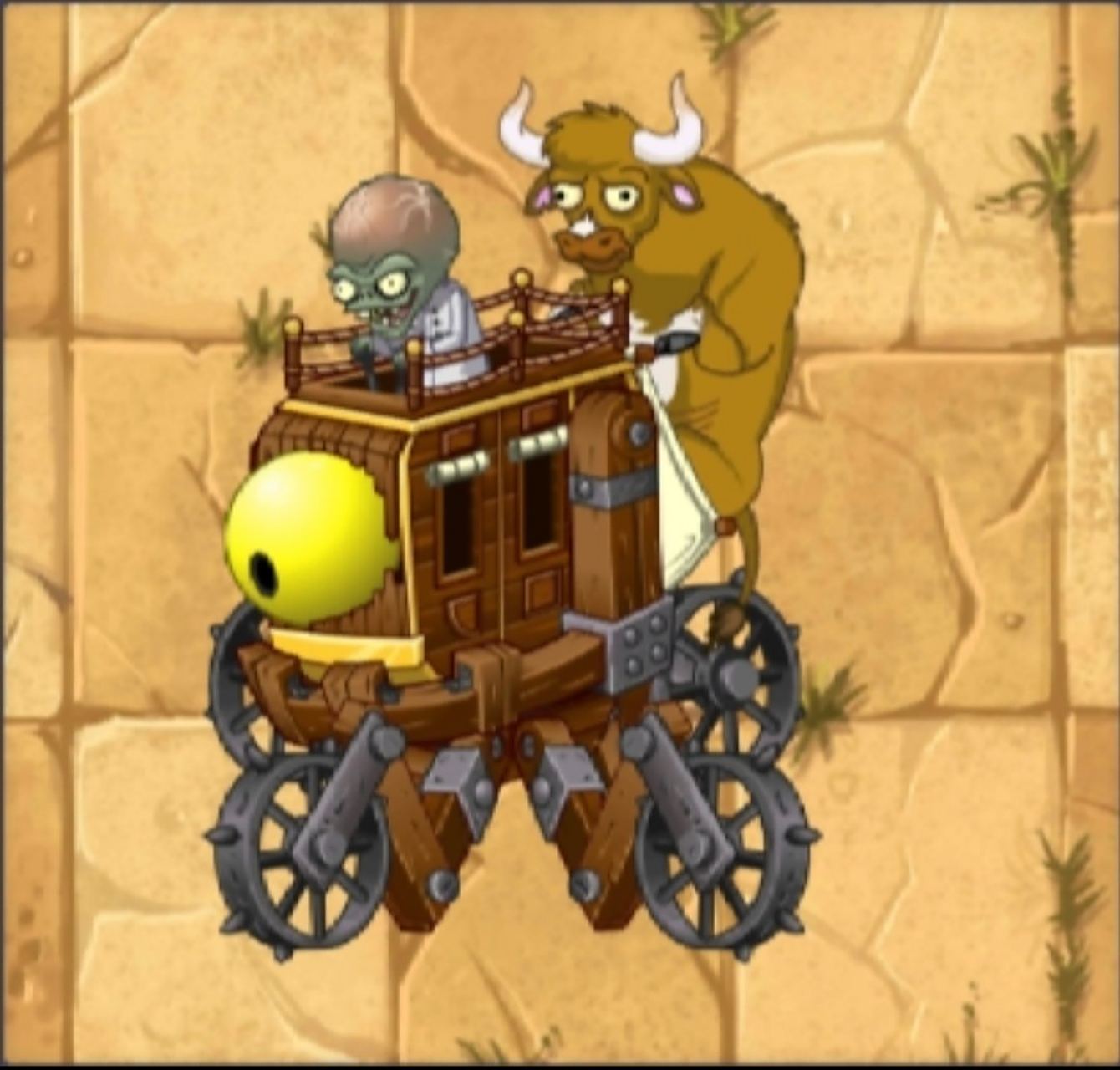 狂野西部僵王 西部僵王,第三个boss,难度也不高 技能一:会发射四颗