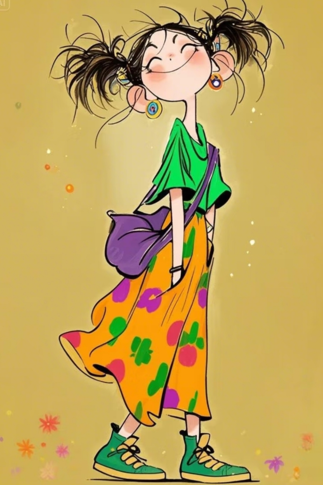 前半生为生活为子女, 后半生现在最流行的卡通图片充满香水味的卡通