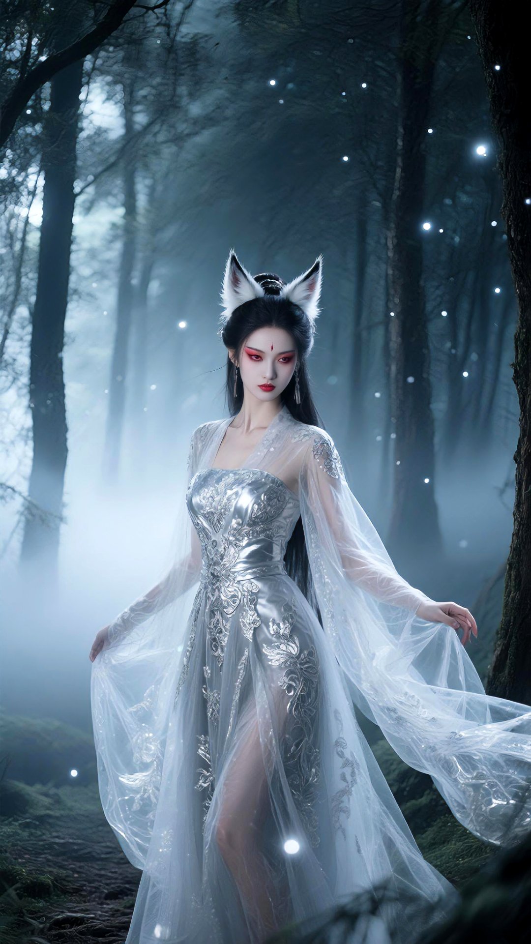 森林里的绝美狐仙 宝子们,有没有被狠狠惊艳到!