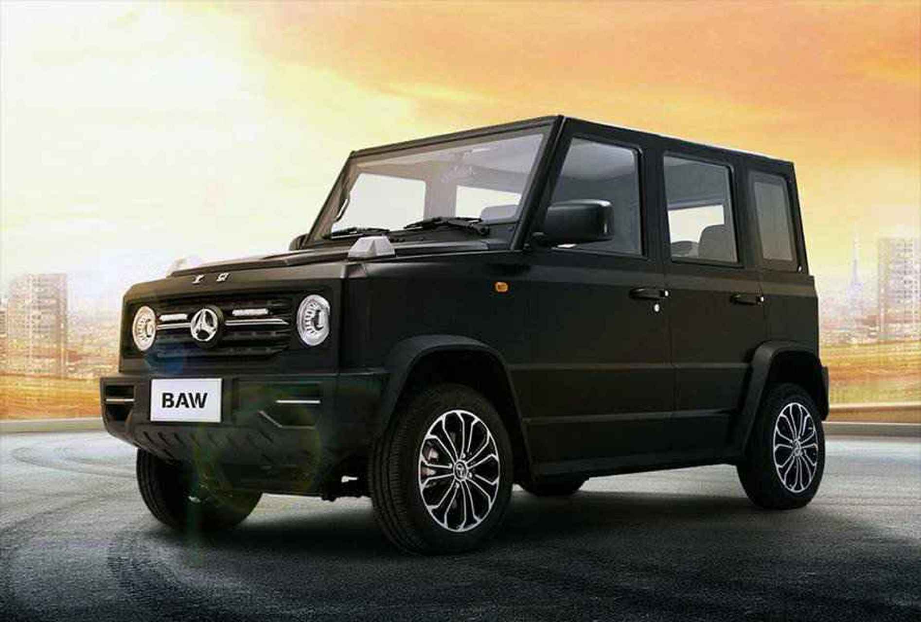 北京汽车制造厂(德州)有限公司首车下线,"北京豹200"配备磷酸铁锂电池