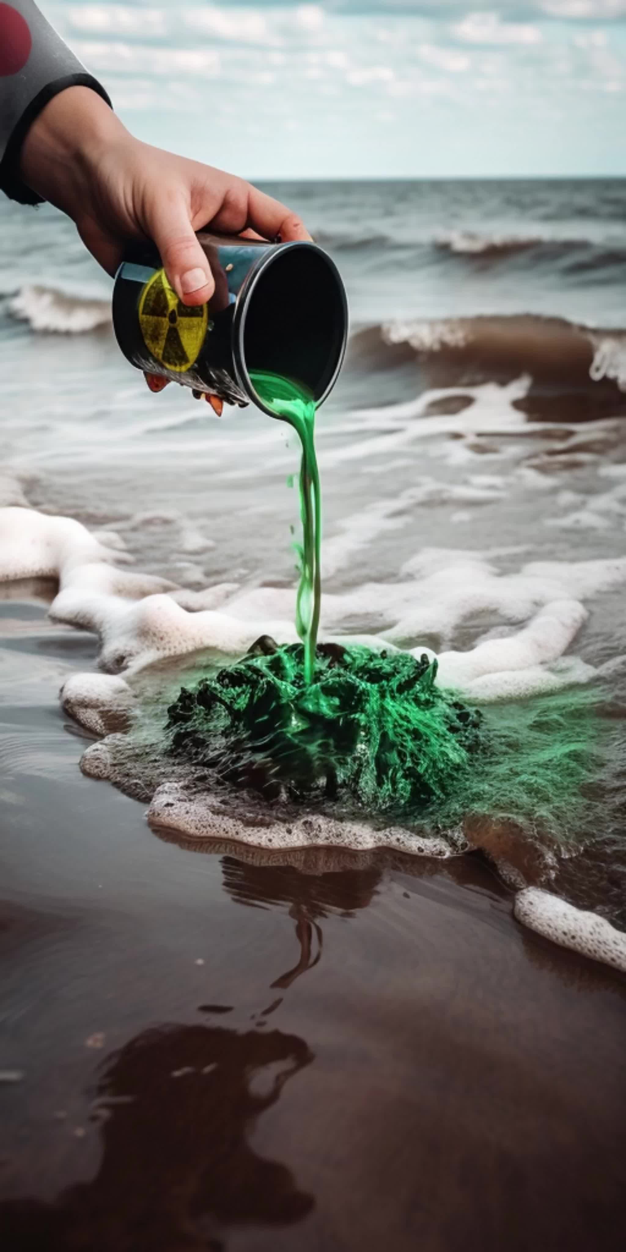 日本排放核污水#一鲸落万物生,一鲸生万物死 可怜的鲸鱼到死,都还