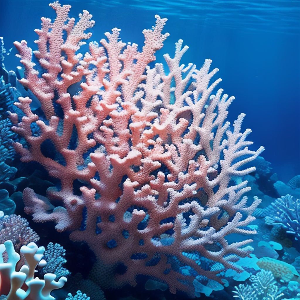 海底世界  珊瑚  鱼ai