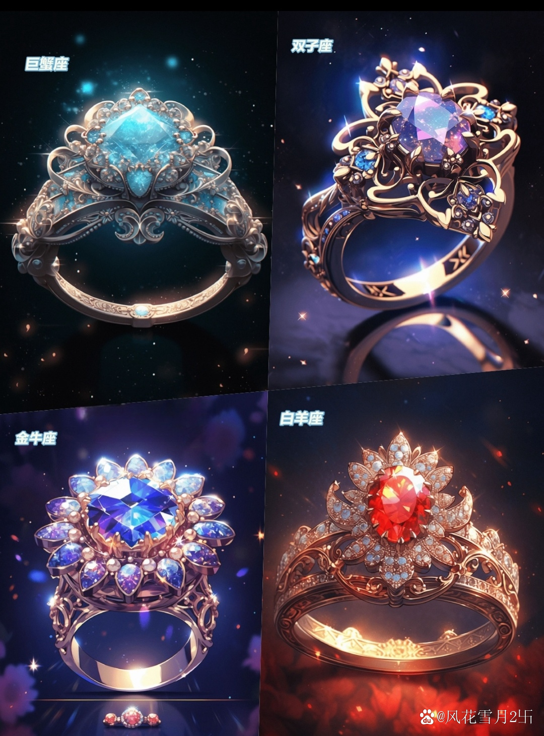 十二星座的魔法戒指