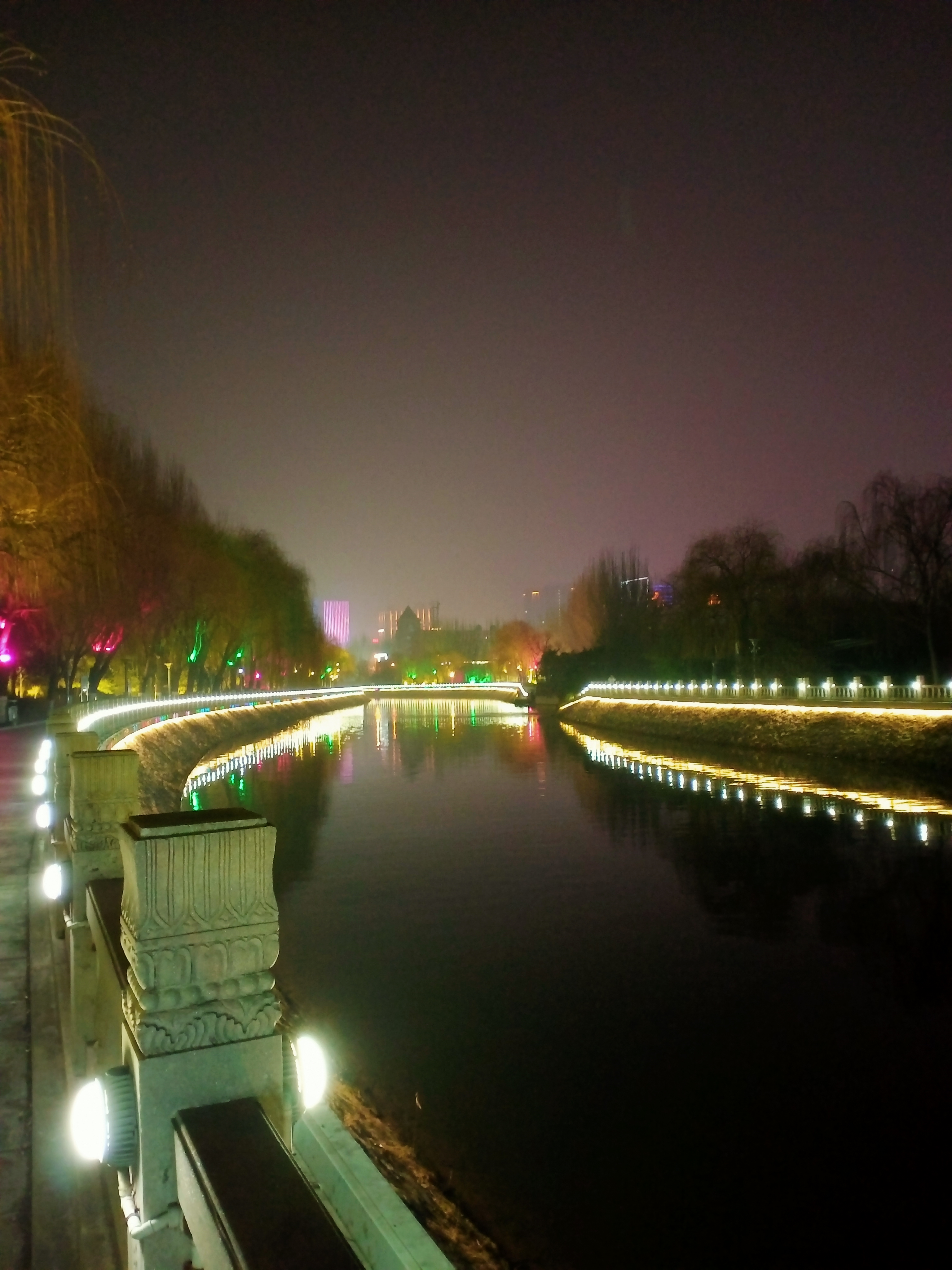 平顶山湛河公园夜景图片