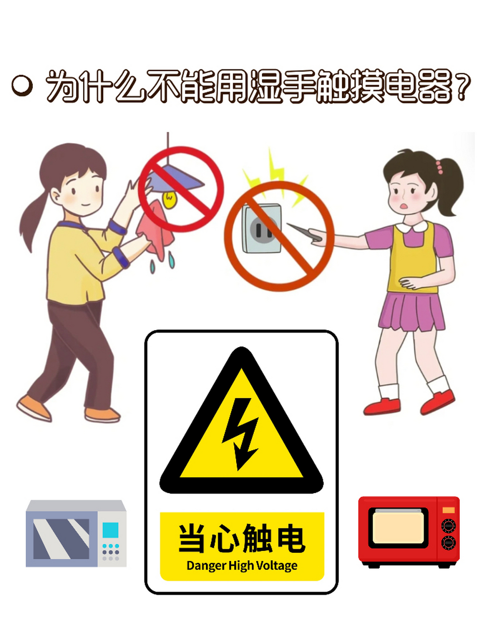 小心触电警告!