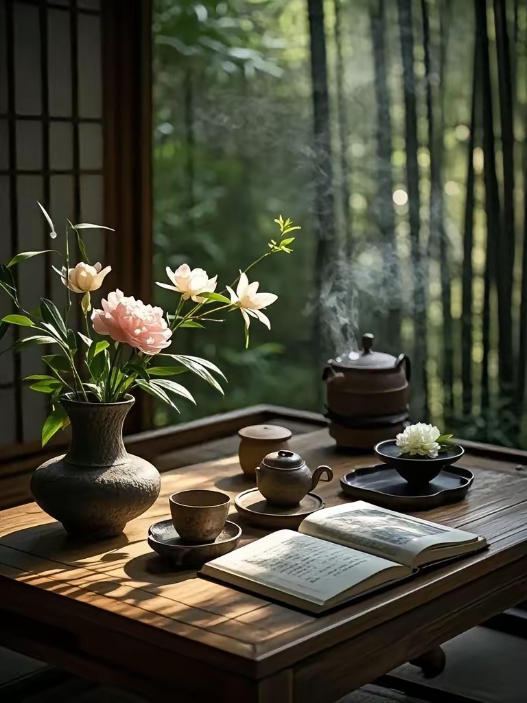 然后就这么持续下去, 期待每天都能崭哐 静心图片大全书 意境 修行