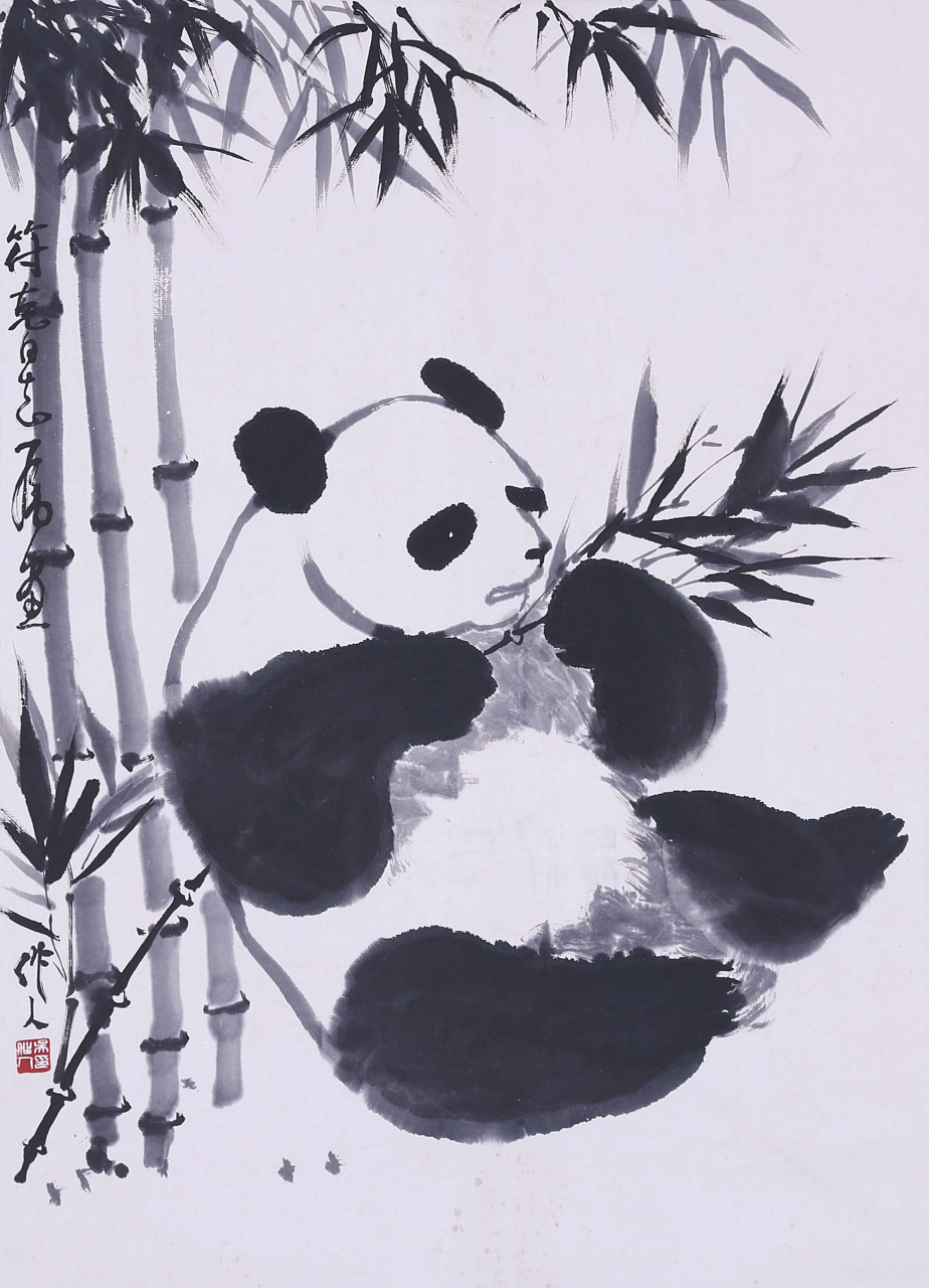 (作者有:张大千,马晋,潘天寿,吴作人,徐悲鸿,孙其峰,许麟庐,汤文选)