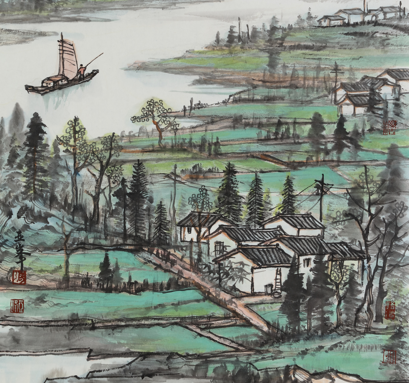 甘肃籍青年画家张亚峰高清作品欣赏.