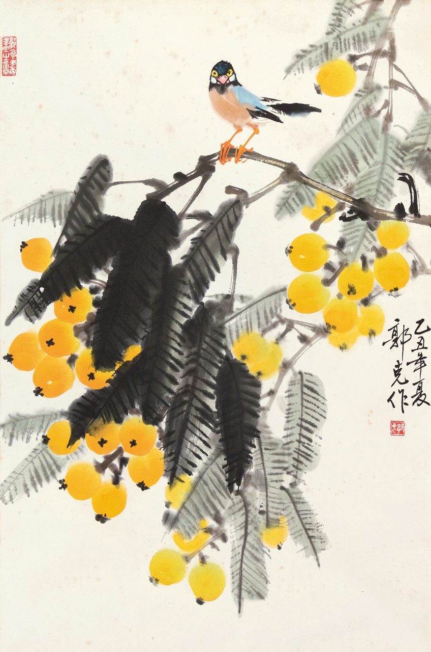 著名国画艺术家郭克先生花鸟画作品欣赏,画面生机盎然,美不胜收.