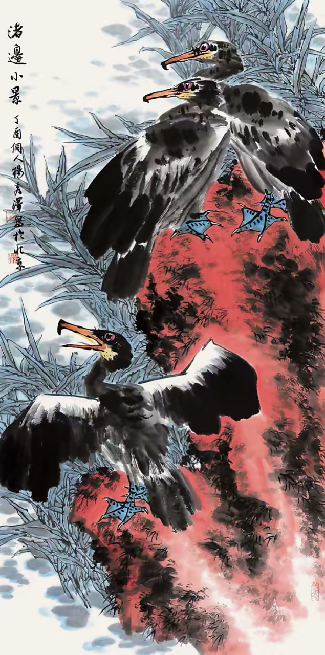 贵州籍青年画家杨秀泽花鸟画作品欣赏