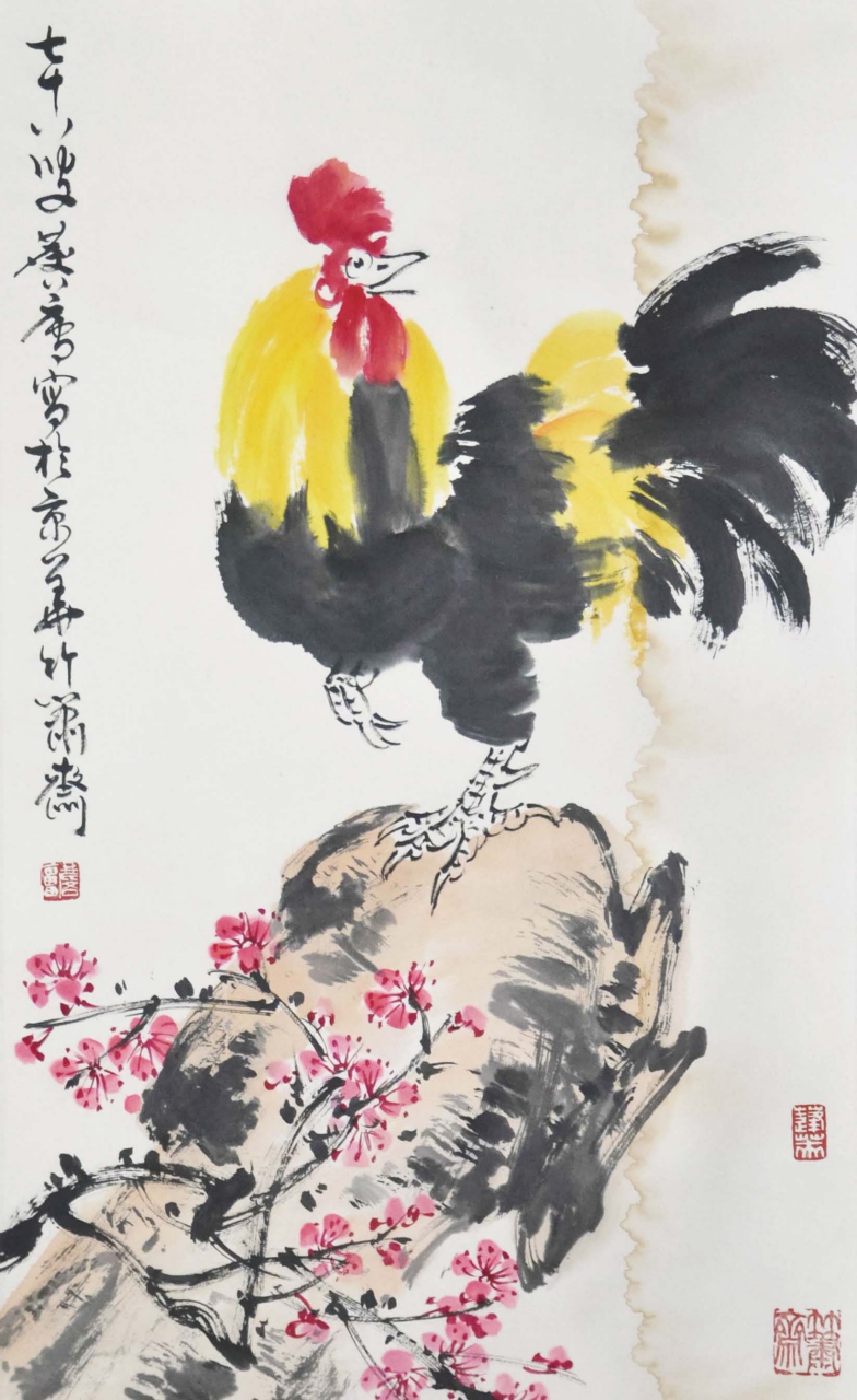 (作者有:张大千,马晋,潘天寿,吴作人,徐悲鸿,孙其峰,许麟庐,汤文选)