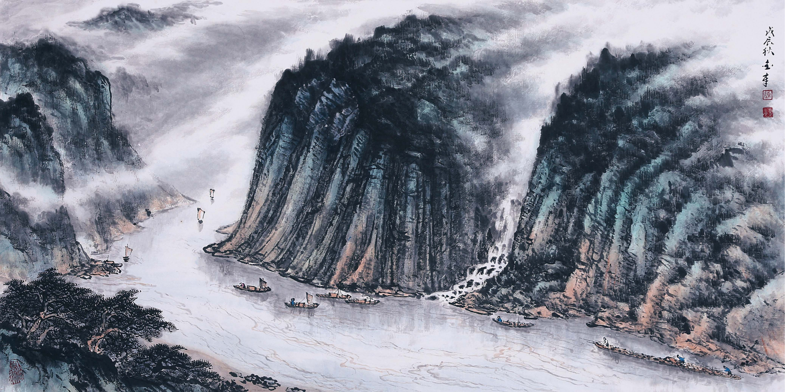 远上寒山石径斜,白云生处有人家.